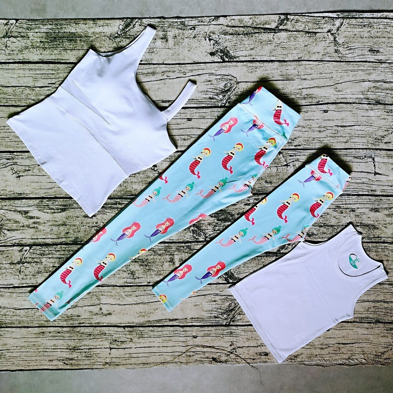 Dance fitness parent-child yoga suit