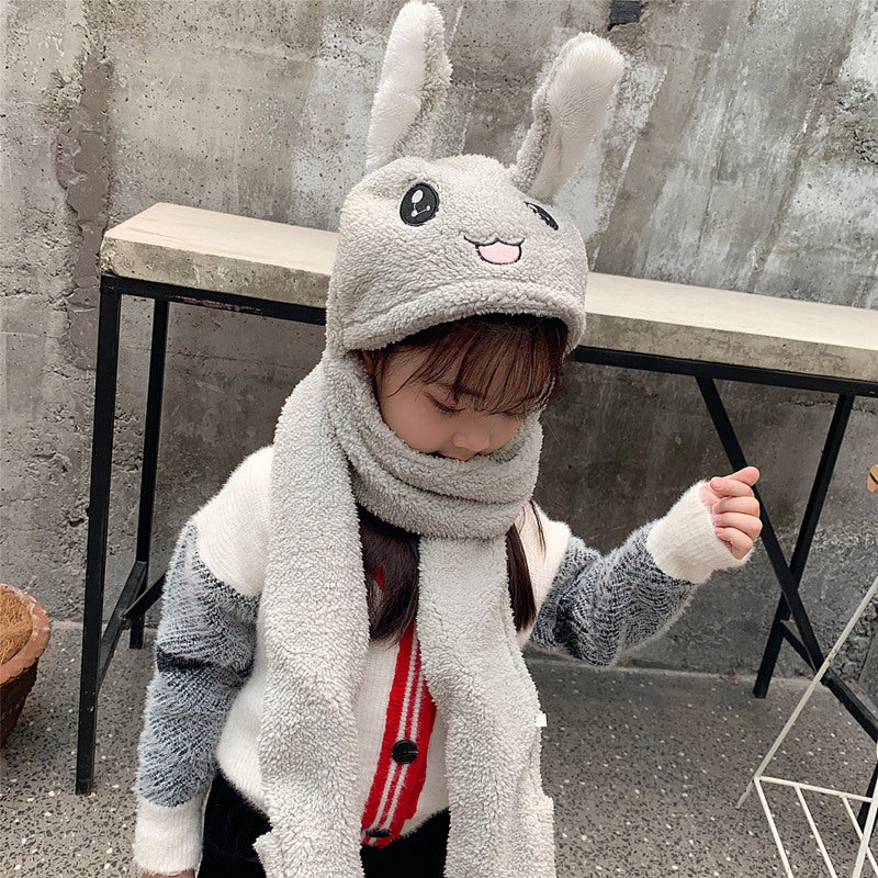 Hat with bunny ears
