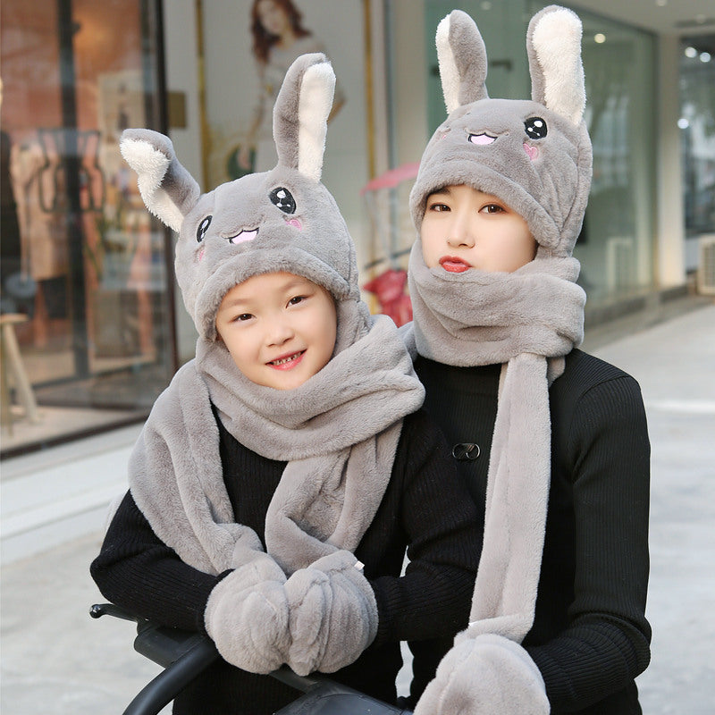 Hat with bunny ears