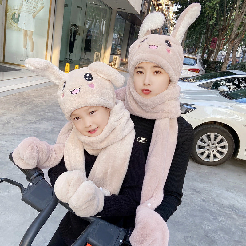 Hat with bunny ears