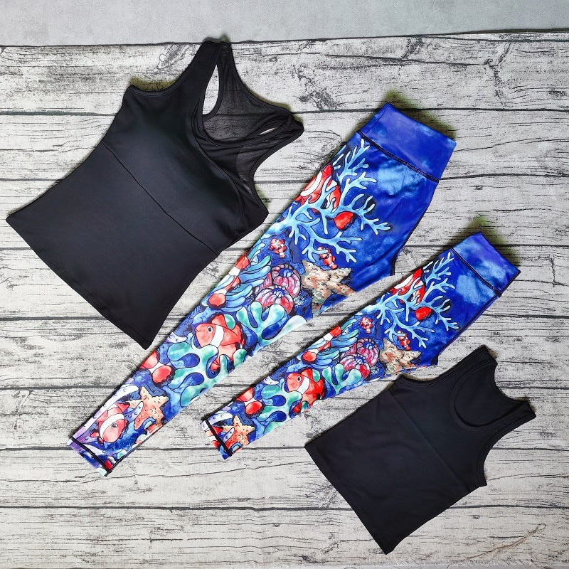 Dance fitness parent-child yoga suit