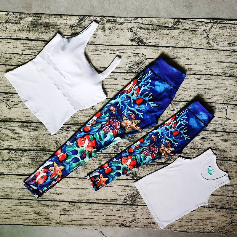 Dance fitness parent-child yoga suit
