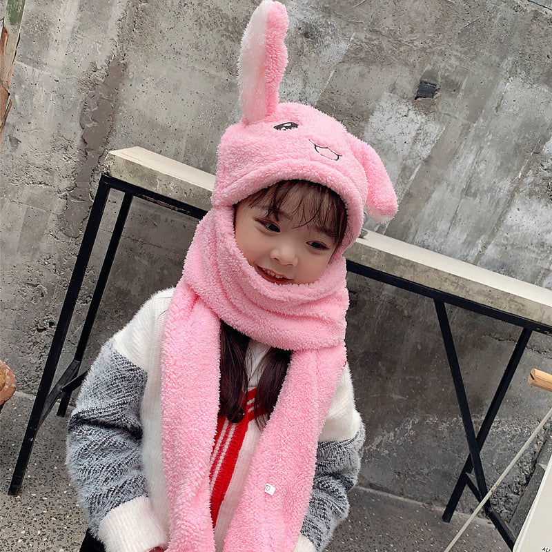Hat with bunny ears