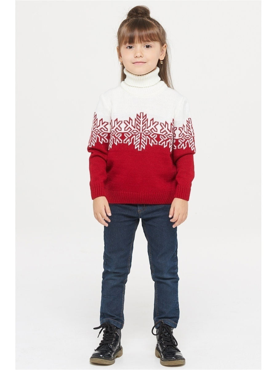 New Christmas Parent-child Sweater Jacquard