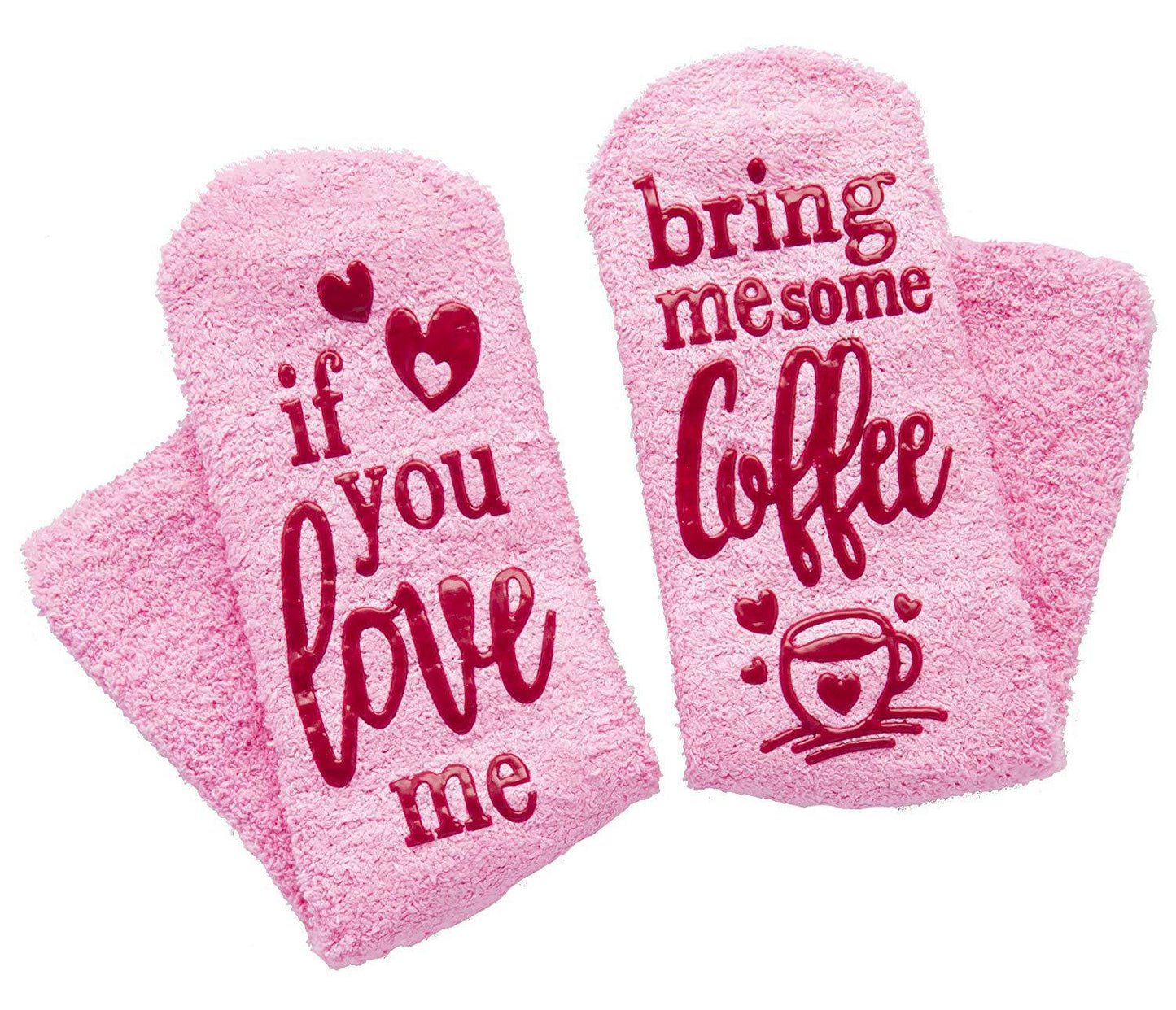 If You Love Me Bing Me Chocolate Coffee Wine Dispensing Cake Socks Terry Sock