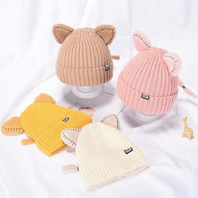 Japanese Parent-child Knitted Korean Hat All-match