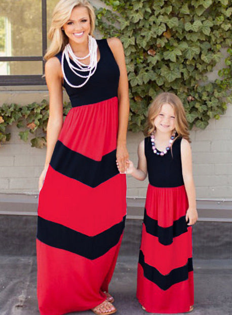 Women's Dresses Parent-child Wear