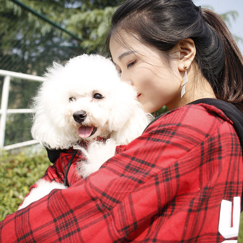 Parent-child Pet Spring And Autumn Shirt Two-legged Clothes