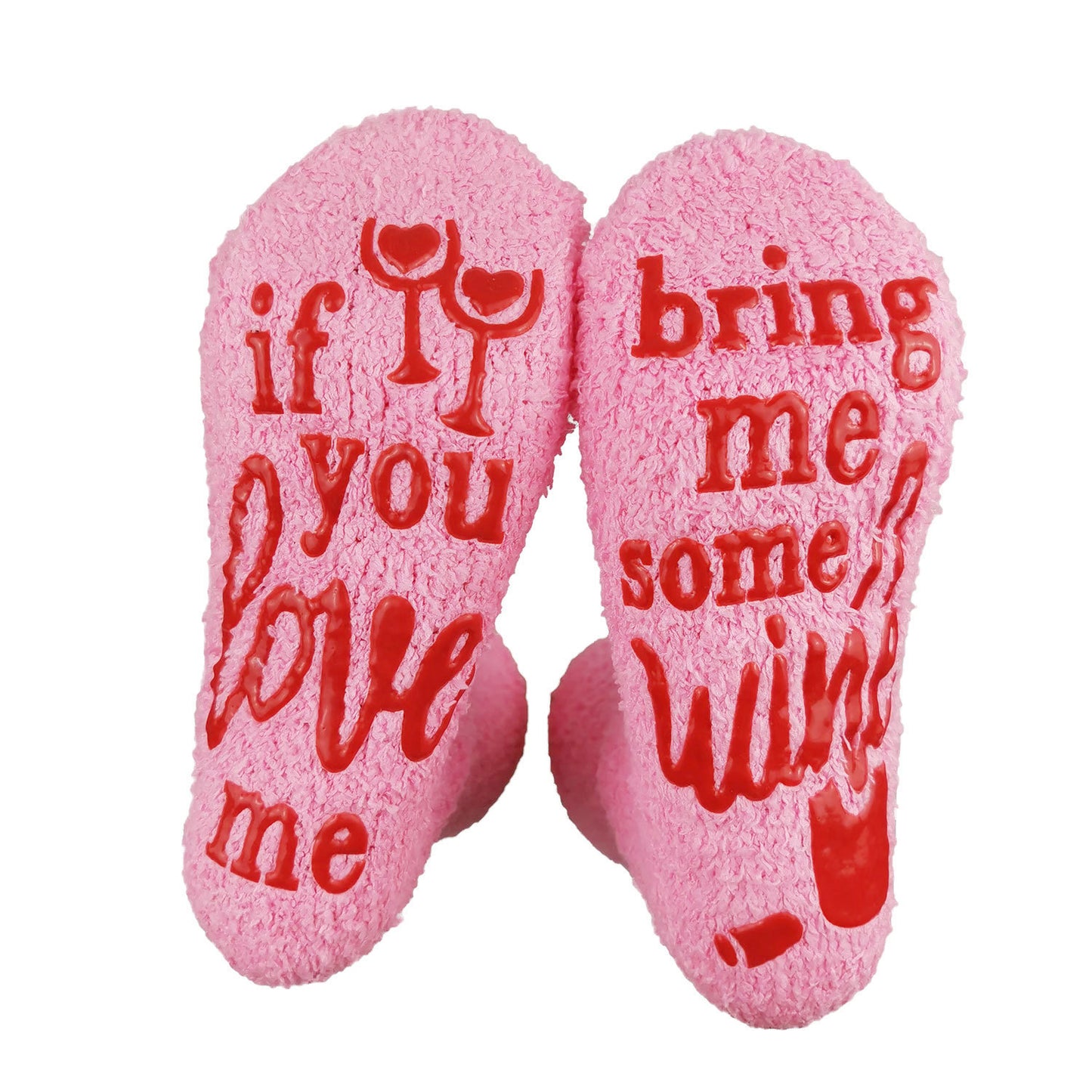 If You Love Me Bing Me Chocolate Coffee Wine Dispensing Cake Socks Terry Sock