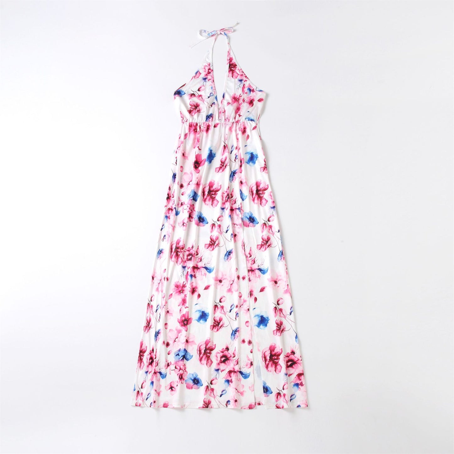 Floral Print Fashion Dress Parent-Child Long Dress