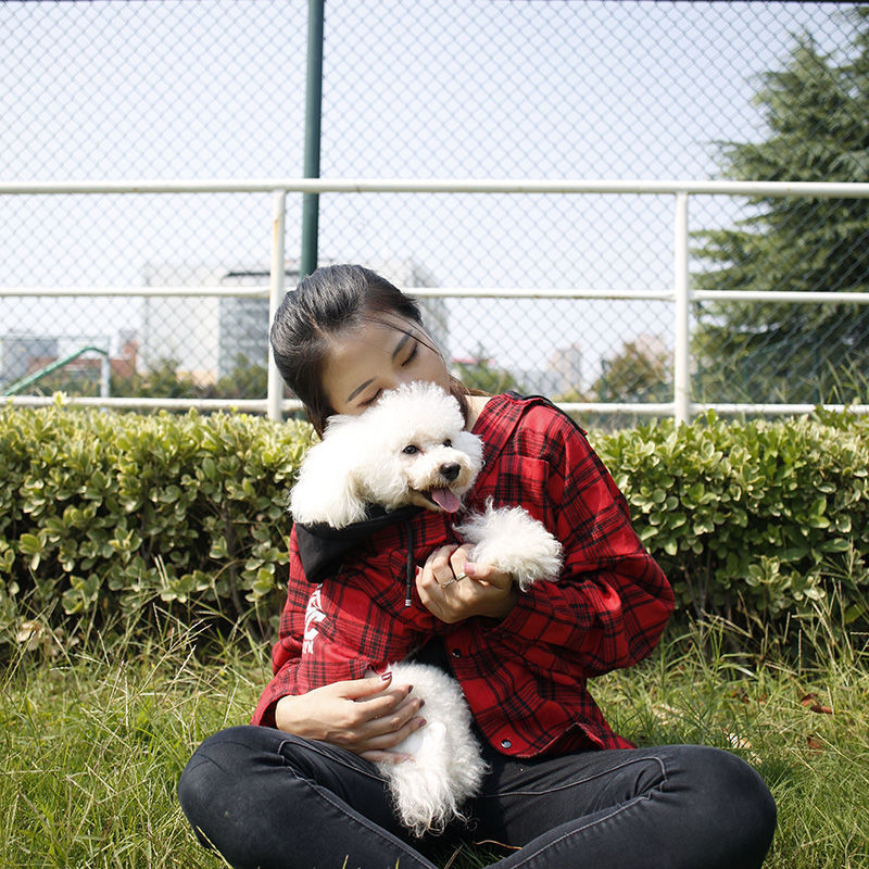 Parent-child Pet Spring And Autumn Shirt Two-legged Clothes